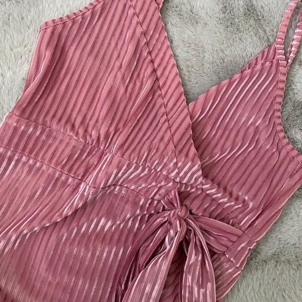 Forever 21 Pink Velour Bodysuit - Size S